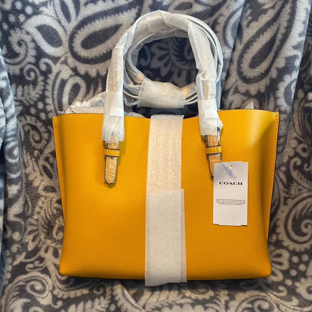 Yellow Mollie Coach purse - NEW, NEW, NEW!!